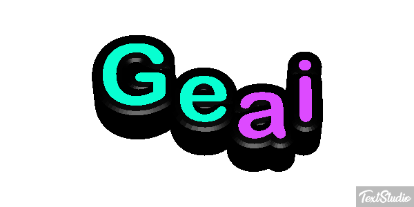 Geai Effet de texte