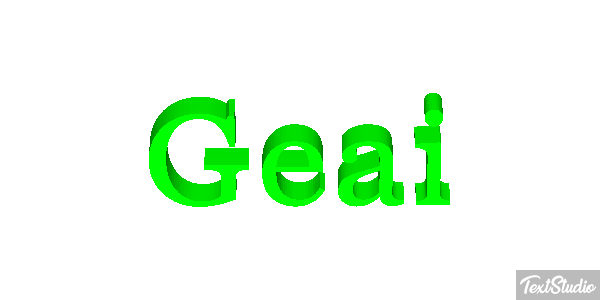 Geai Effet de texte