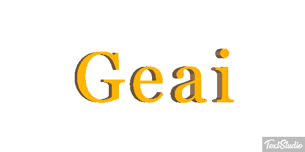 Geai Effet de texte