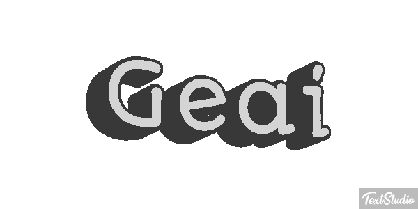Geai Effet de texte