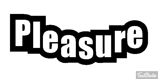 Pleasure Text effect