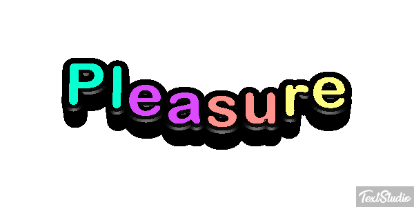 Pleasure Text effect
