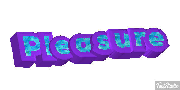 Pleasure Text effect
