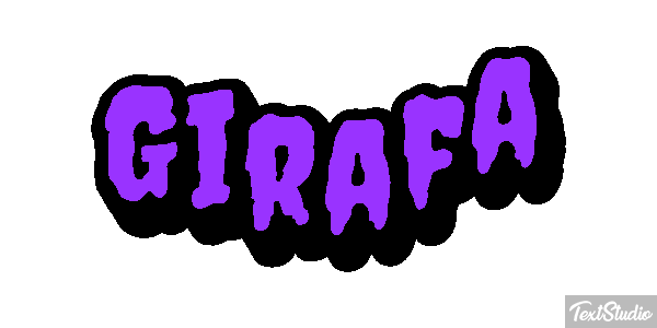 Girafa Efeito do texto