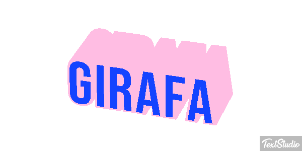 Girafa Efeito do texto