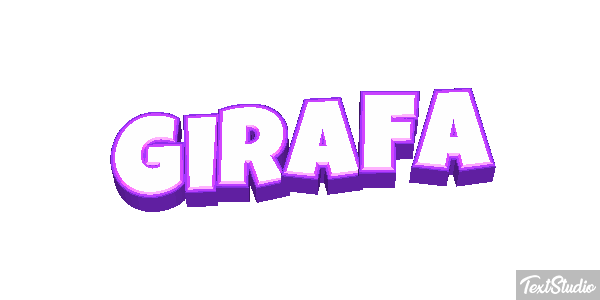 Girafa Efeito do texto