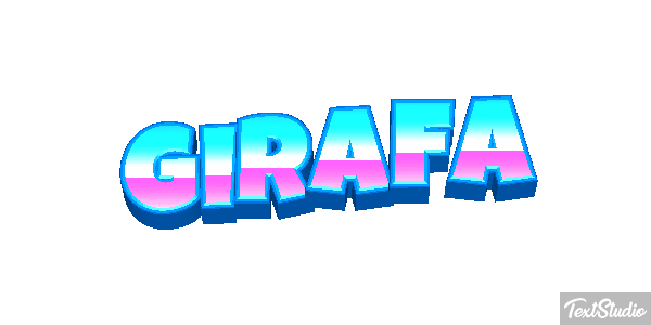 Girafa Efeito do texto
