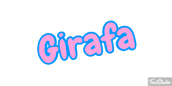 Girafa Efeito do texto
