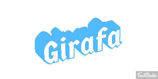 Girafa Efeito do texto