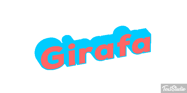 Girafa Efeito do texto