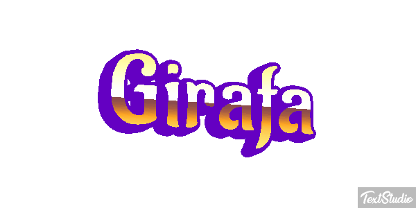 Girafa Efeito do texto