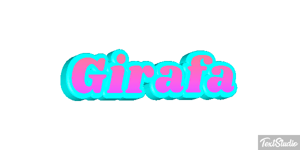 Girafa Efeito do texto