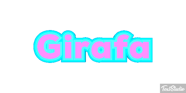 Girafa Efeito do texto