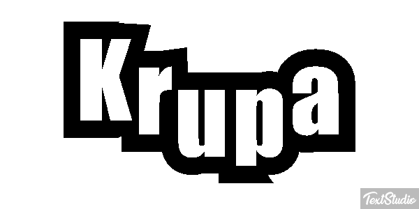 Krupa Text effect