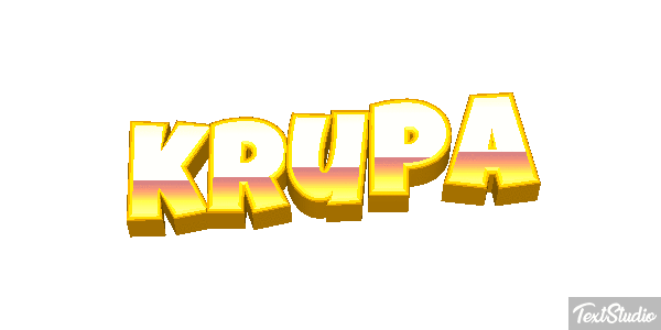 Krupa Text effect