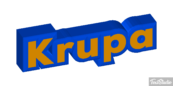 Krupa Text effect