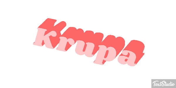 Krupa Text effect