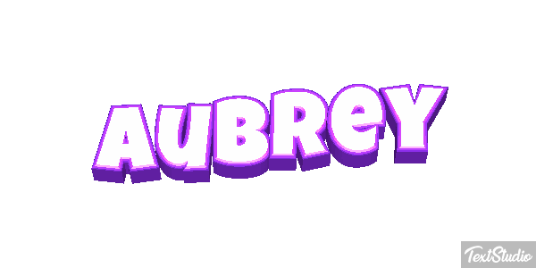 Aubrey Текстовый эффект