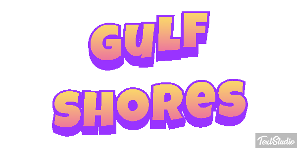 Gulf Shores Effetto testo