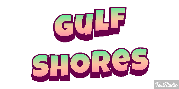 Gulf Shores Effetto testo