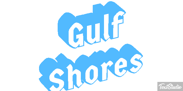 Gulf Shores Effetto testo