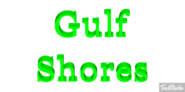Gulf Shores Effetto testo
