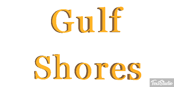 Gulf Shores Effetto testo