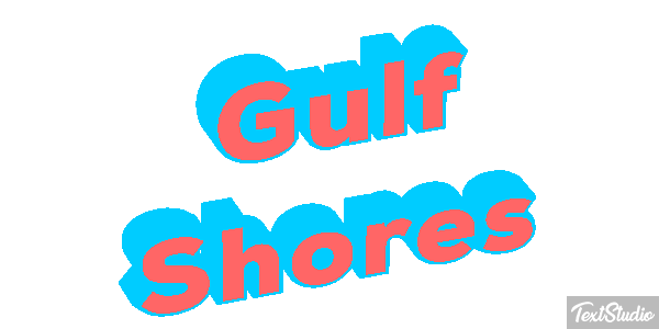 Gulf Shores Effetto testo