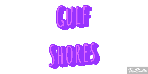 Gulf Shores Effetto testo