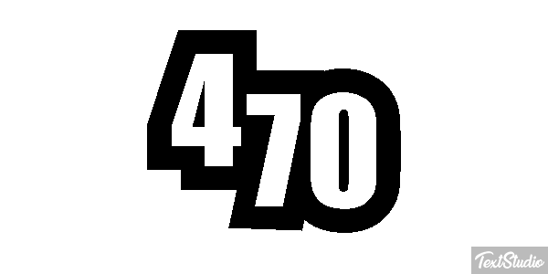 470 Text effect
