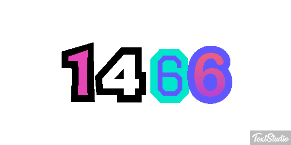 1466 Text effect