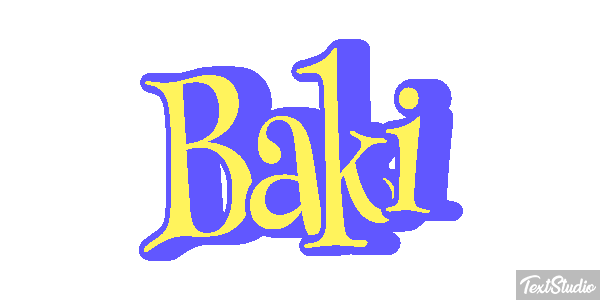 Baki Effet de texte