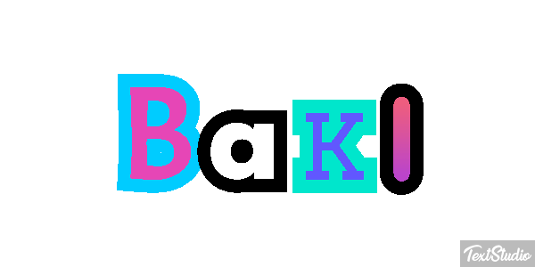 Baki Effet de texte