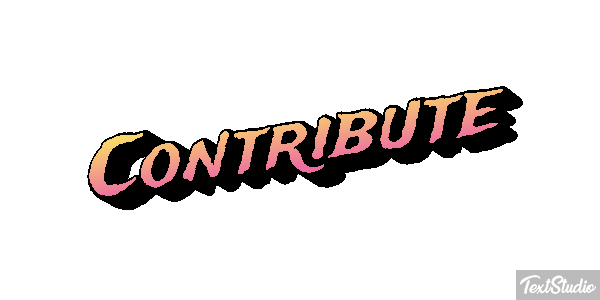 Contribute Text effect