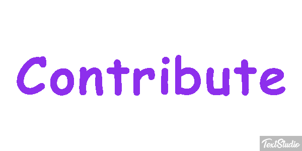Contribute Text effect