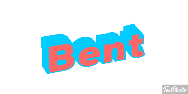 Bent Текстовый эффект