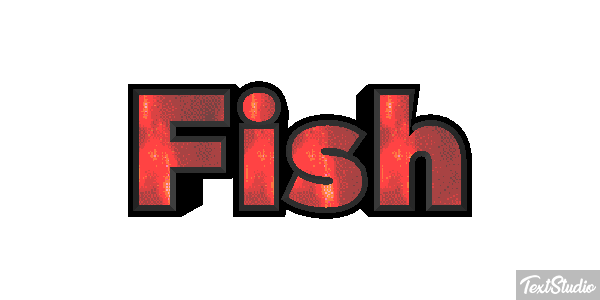 Fish Text effect