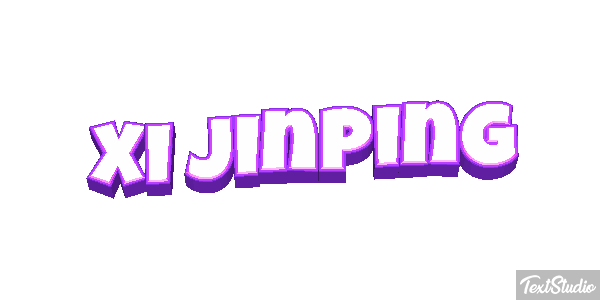 Xi Jinping Text effect