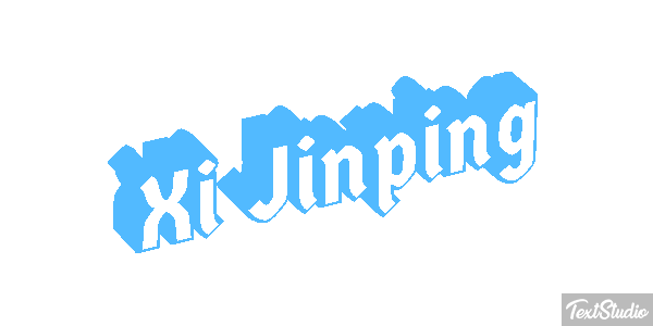Xi Jinping Text effect