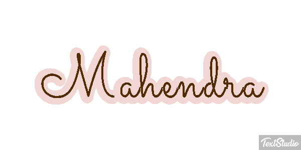 Mahendra Text effect