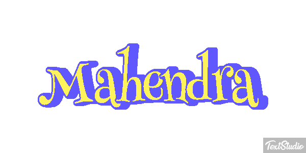 Mahendra Text effect