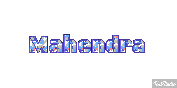 Mahendra Text effect
