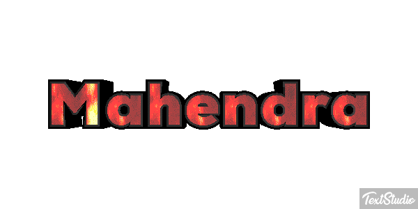 Mahendra Text effect
