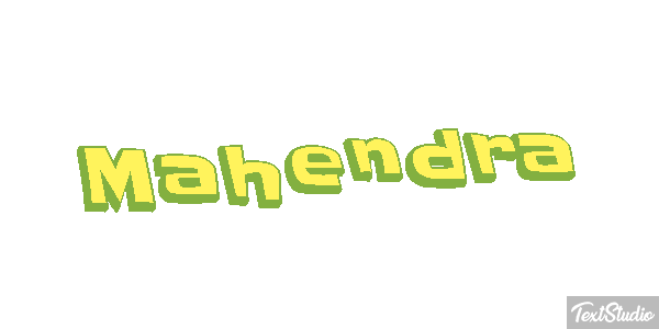 Mahendra Text effect