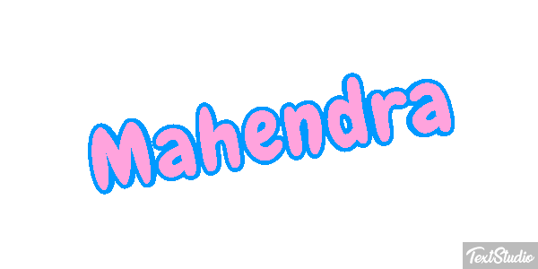 Mahendra Text effect