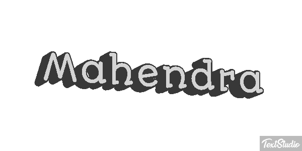 Mahendra Text effect