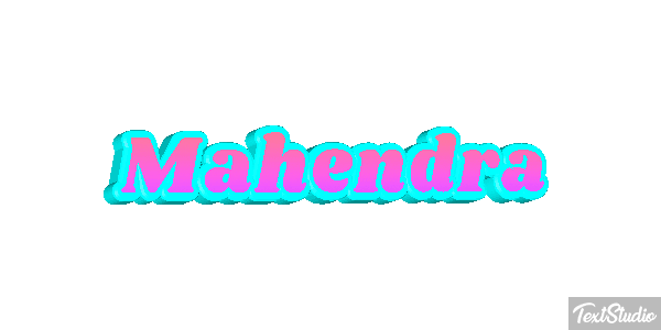 Mahendra Text effect