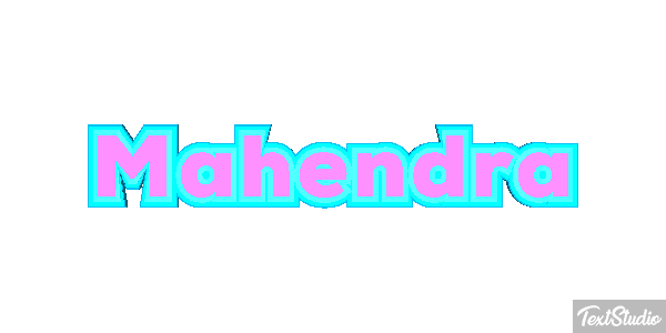 Mahendra Text effect