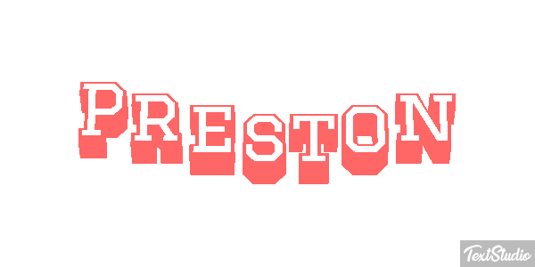 Preston Efeito do texto