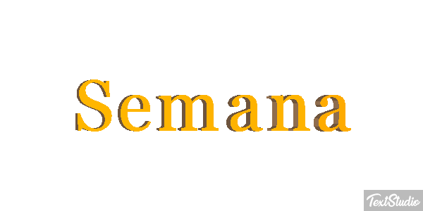 Semana Effetto testo